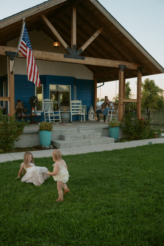 Lifestyle family photo session capturing candid, real moments of a family interacting naturally at home